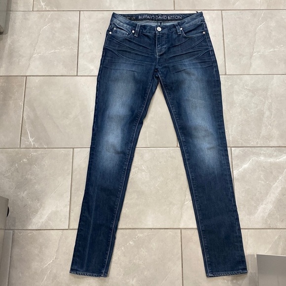 Buffalo David Bitton Regular Rise Stretch Skinny Jeans - Picture 1 of 11
